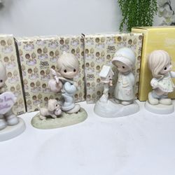 P33 Precious Moments – Lot of 4 Vintage Figurines (1981–2005)
