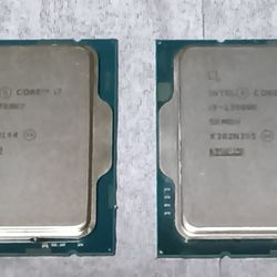 Intel i7 & i9 CPU