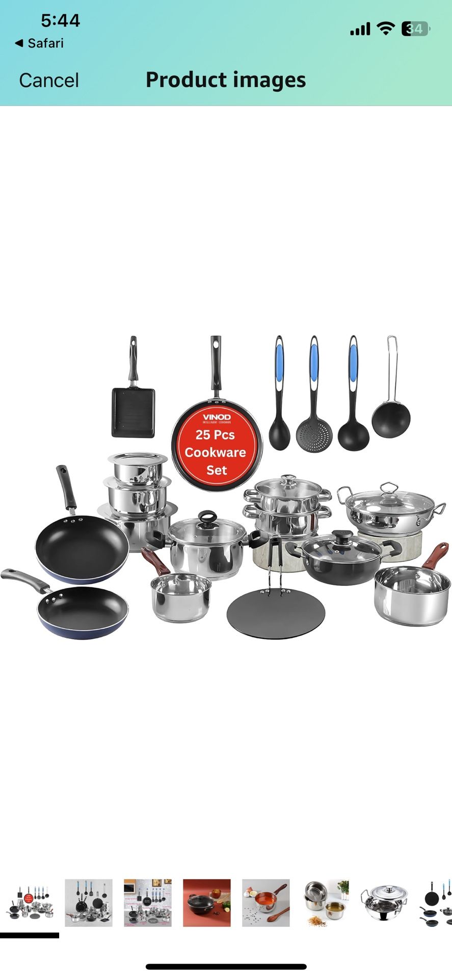 25 Piece Cookware Set