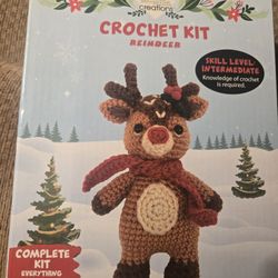 New reindeer crochet kit