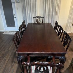 Dining  Table Set With 8 Chairs