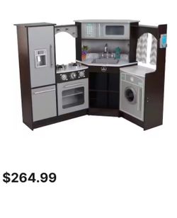 Kids Wood Play Kitchen