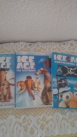 Ice Age 1 -2 and 3