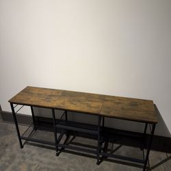 New TV Stand for TVs up to 55 Inch,  Rust Brown