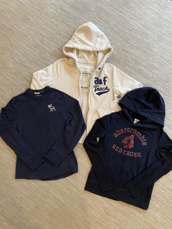Abercrombie Kids Boy Clothes Size Medium M Hoodie Long Sleeve Top