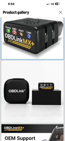 OBDLink MX+ OBD2 Bluetooth Scanner for iPhone, Android, and Windows