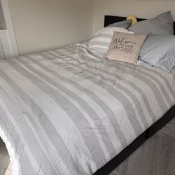 IKEA Espresso Queen Bed frame