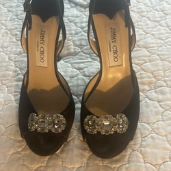 Jimmy Choo Stain Black High Heels