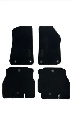 New Jeep Wrangler 4 door Factory Floor Mats fits 2018 to 2021 JL Black