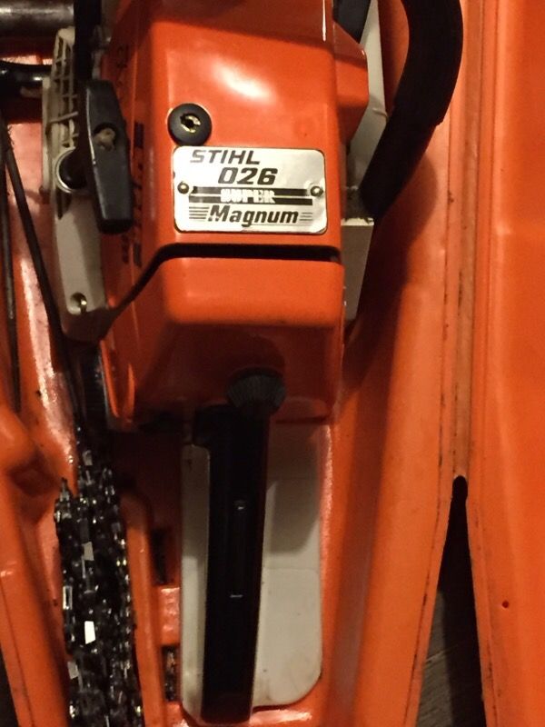 Stihl 026 super magnum chainsaw