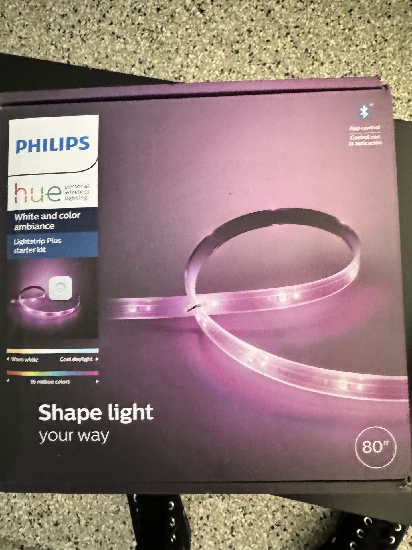 Hue smart shape light strip 80 inches w/ hub for Sale in Peoria, AZ ...