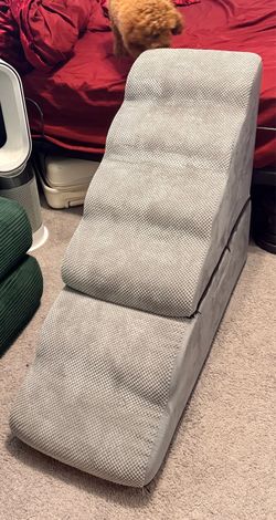 Gray Stair Carpet Runner – Used, Good Condition