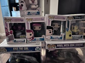 Funko Pops The Little Mermaid And Beauty And The Beast