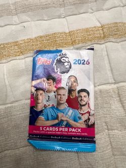 Topps premier league 2026 trading card