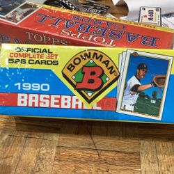 New Sealed Bowman 1990 Baseball Card Set Sealed