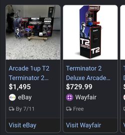 Terminator arcade game