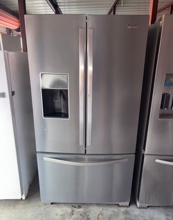 Whirlpool Stainless Steel Refrigerator And Freezer