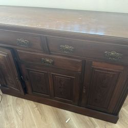 Solid Wood Credenza