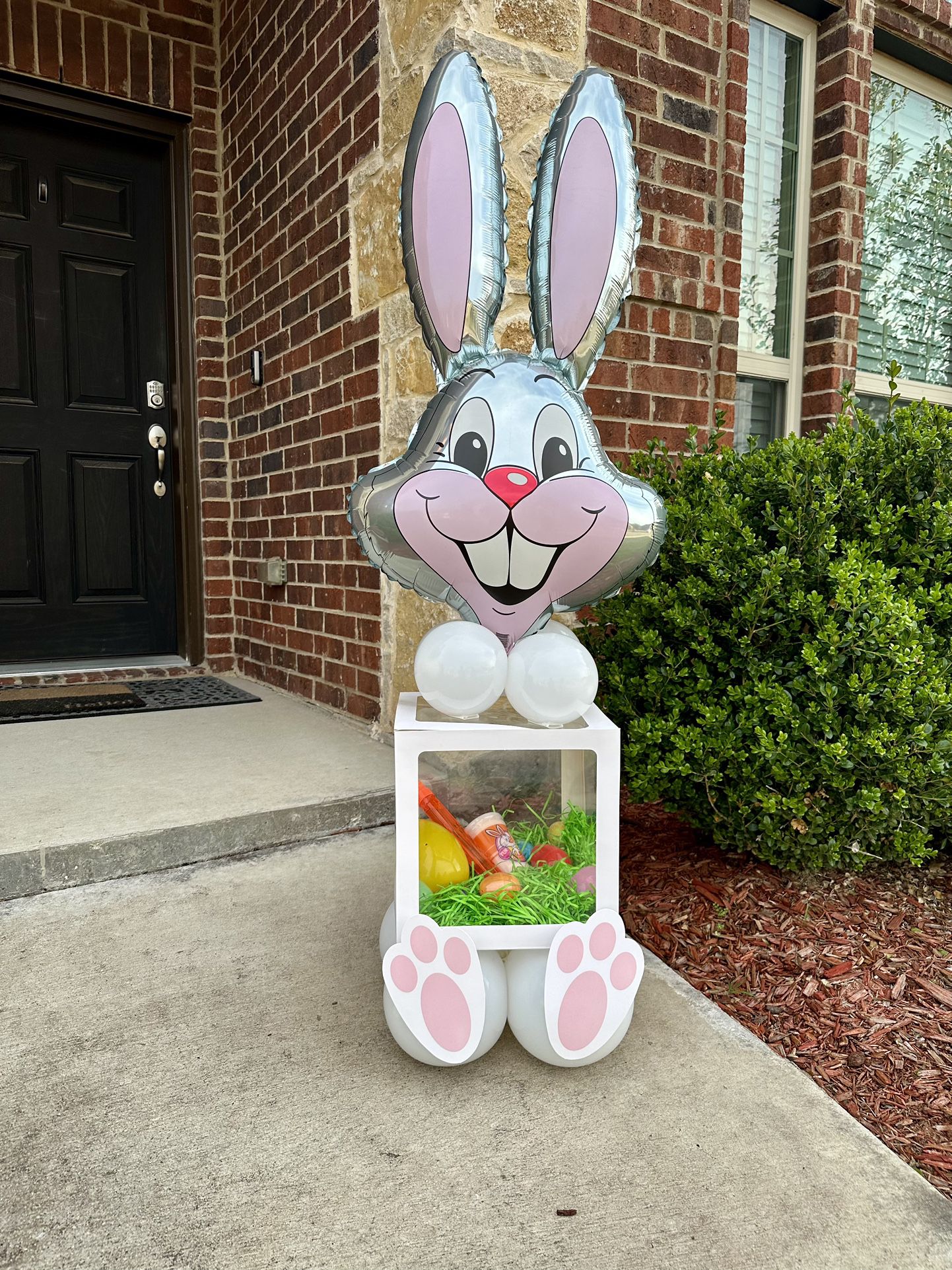 Balloon Easter Rabbit Box With Goodies