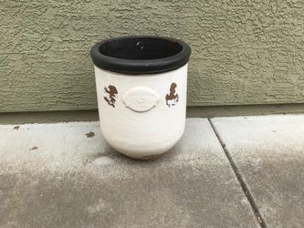 Large Tuscan old world style clay pot