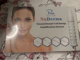 Brand new NuDerma high frequency skin wand