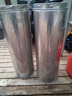 3'x8" wood stove pipe