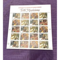 USPS Legends Of Hollywood Folk Singers