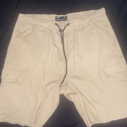 Khaki Shorts , Sz Lg