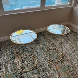 Mirror End Tables 