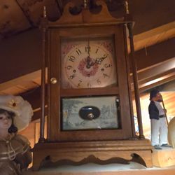Vintage  Westminister Chime And Scroll Clock