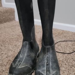 muck edgewater boots black used Hunting fishing size 13