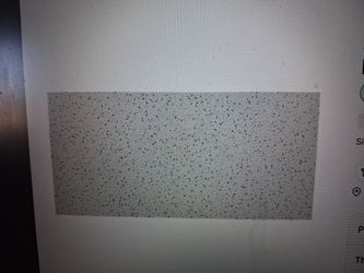 2 FT X 4 FT Radar basic white square edge lay-un ceiling tile. 16 cases (64sft)