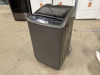 Grey Compact Top Load Full-Automatic Washing Machine Model # XQ875-A10B