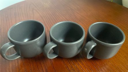 3 Espresso Coffee Cups