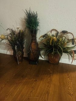 Los 3 Floreros Por 20