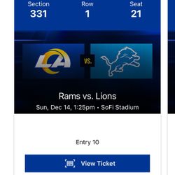Rams; Lions; Cardinals; Sofi; NFL 