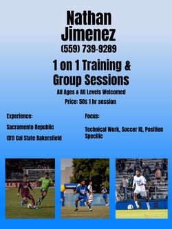 Soccer training