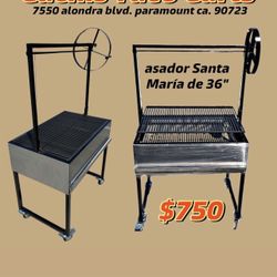New Santa Maria Bbq Grills With Detached Legs For Transportation 