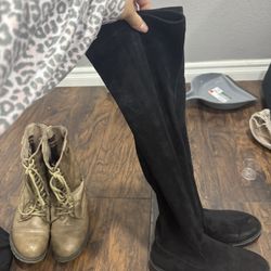 Black Long Boots