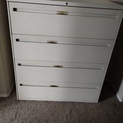Heavy Duty 4-Drawer Lateral Filing Cabinet – Great for Home Office or Business