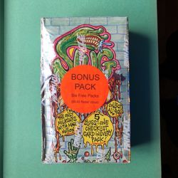 SLUGS POGS/Milkcaps Pinnacle Factory Sealed Box Plus Bonus Pack.