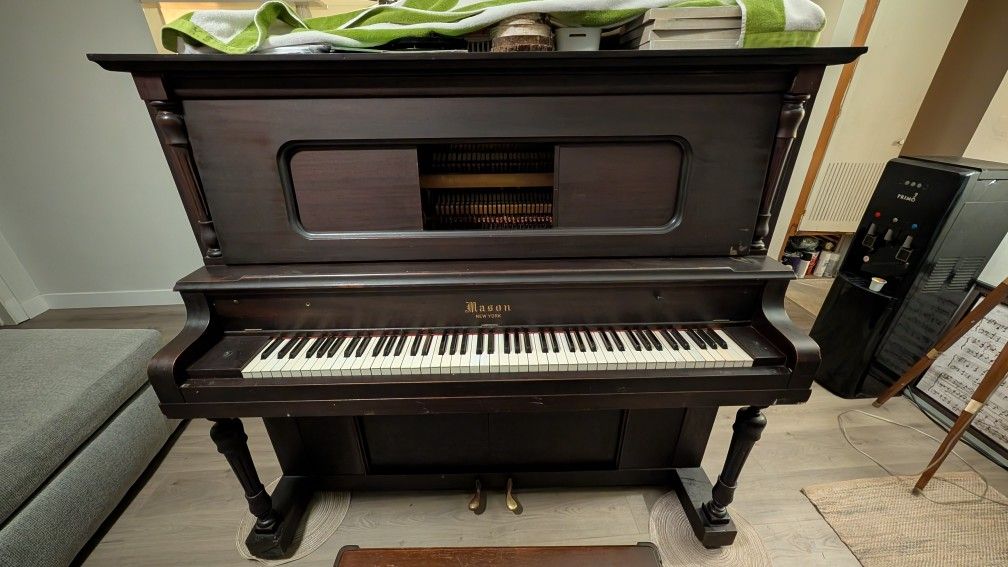 Mason New York Upright Piano 