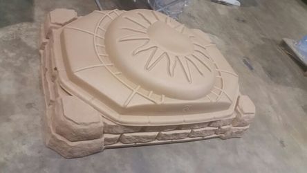 Brand new step 2 sand box with lid