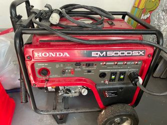 Honda generator with house hook up box with electrical cable