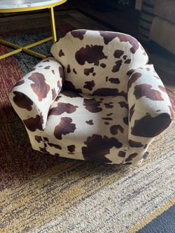 Kids Cow Print Chair