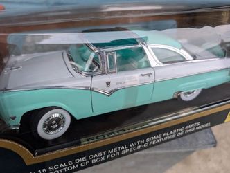 Vintage die cast Ford Fairlane crown Victoria model automobile unopened sealed in box never opened new located in palm springs ca perfect