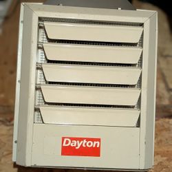 Dayton 3K Single Phase Heater with mount arm