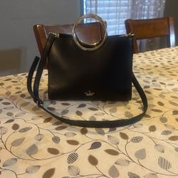 Kate Spade Sam Bracelet Bag Black Shoulder Bag Rings Good 
