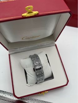 Cartier Moissanite Diamond Watch
