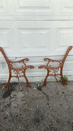 Bench. Iron